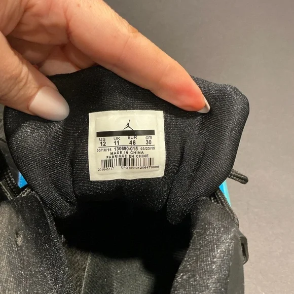 Nike Air Jordan 12 Retro Black Turbo Green Size 12 - Picture 15 of 16